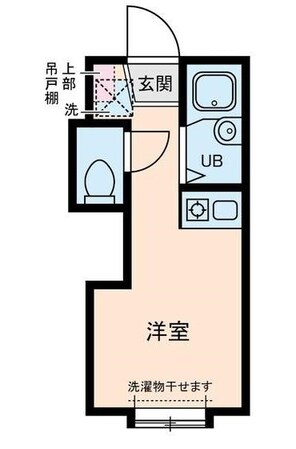 落合駅 徒歩5分 1階の物件間取画像